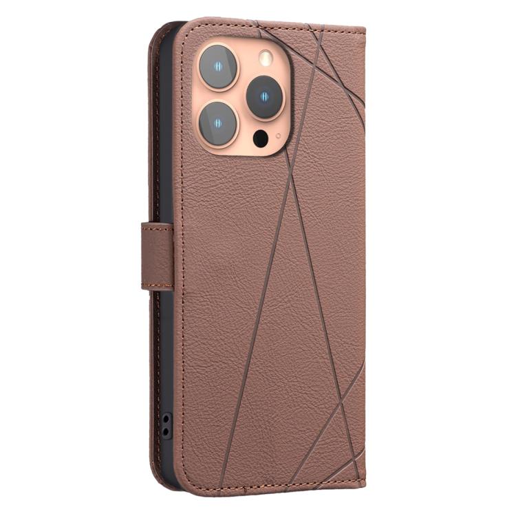 Custodia per telefono in pelle con motivo geometrico e protezione RFID., For iPhone 12 Pro Max, For iPhone 11 Pro Max, For iPhone 11, For iPhone 11 Pro