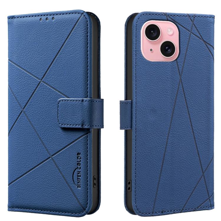 Custodia per telefono in pelle con motivo geometrico e protezione RFID., For iPhone 15, For iPhone 13 / 14, For iPhone 14 Pro, For iPhone 14 Pro Max