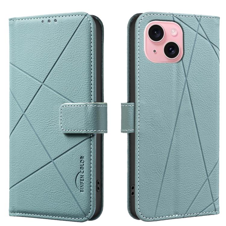 Custodia per telefono in pelle con motivo geometrico e protezione RFID., For iPhone 15, For iPhone 13 / 14, For iPhone 14 Pro, For iPhone 14 Pro Max
