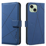 Custodia per telefono in pelle con motivo geometrico e protezione RFID., For iPhone 16, For iPhone 15 Pro Max, For iPhone 15 Pro, For iPhone 14 Plus / 15 Plus