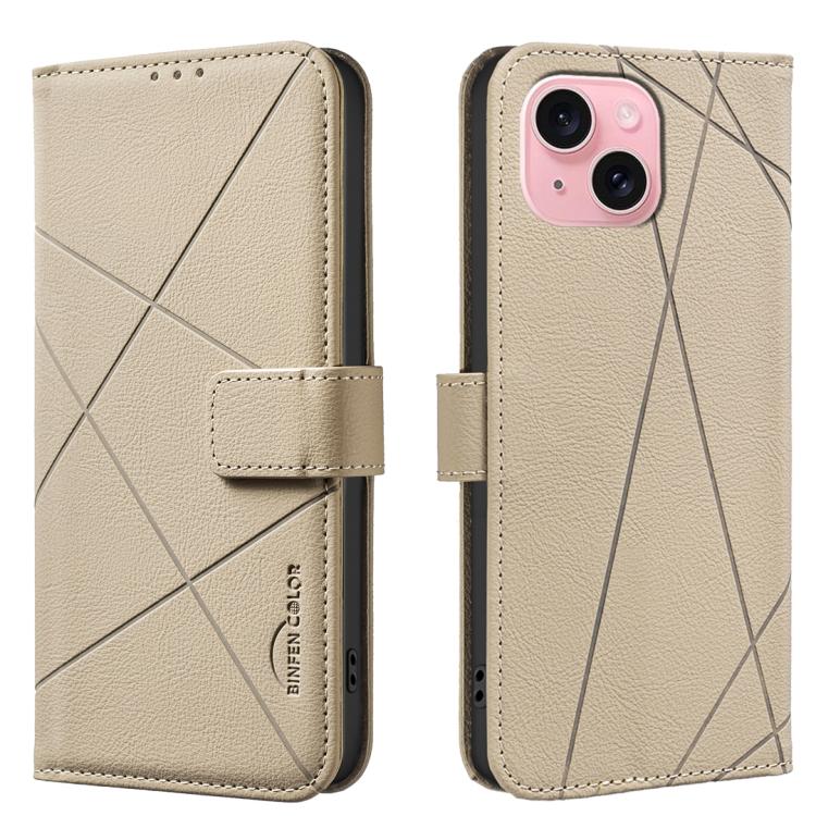 Custodia per telefono in pelle con motivo geometrico e protezione RFID., For iPhone 15, For iPhone 13 / 14, For iPhone 14 Pro, For iPhone 14 Pro Max