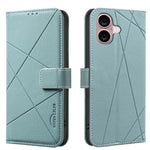 Custodia per telefono in pelle con motivo geometrico e protezione RFID., For iPhone Air, For iPhone 16 Pro Max, For iPhone 16 Pro, For iPhone 16 Plus