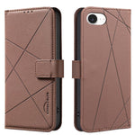 Custodia per telefono in pelle con motivo geometrico e protezione RFID., For iPhone 18 Pro/17 Pro, For iPhone 18 Pro Max/17 Pro Max, For iPhone 16e / 17e, For iPhone 17