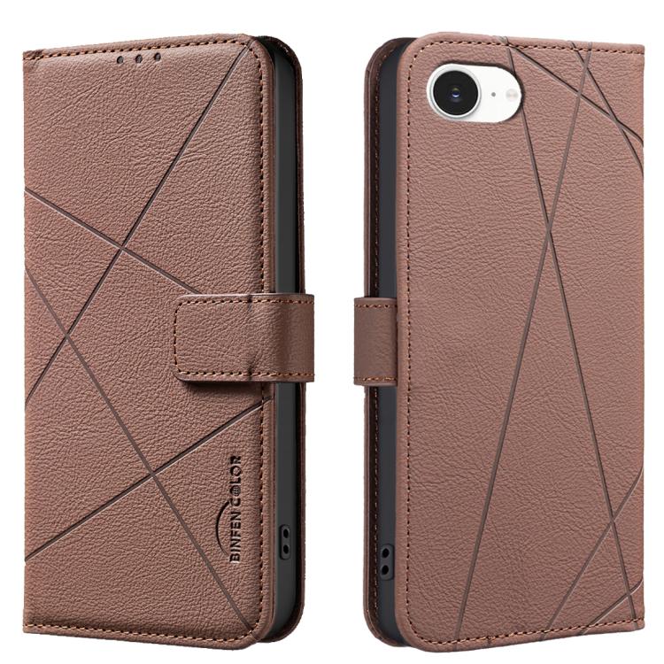 Custodia per telefono in pelle con motivo geometrico e protezione RFID., For iPhone 18 Pro/17 Pro, For iPhone 18 Pro Max/17 Pro Max, For iPhone 16e / 17e, For iPhone 17