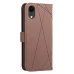 Custodia per telefono in pelle con motivo geometrico e protezione RFID., For iPhone XR, For iPhone XS Max, For iPhone 6 Plus / 7 Plus / 8 Plus