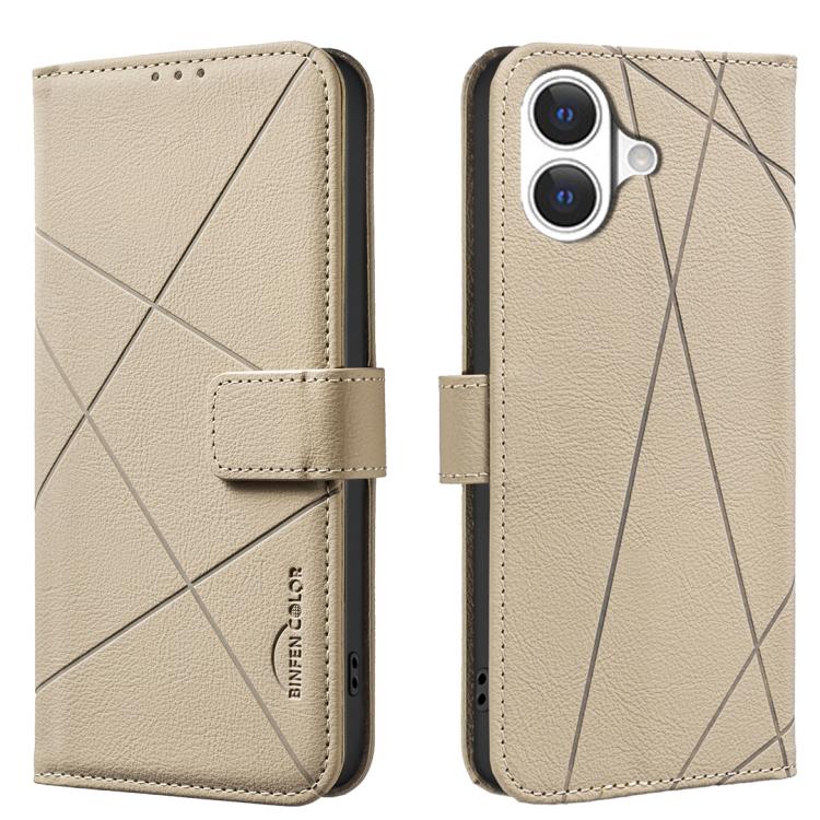 Custodia per telefono in pelle con motivo geometrico e protezione RFID., For iPhone 18 Pro/17 Pro, For iPhone 18 Pro Max/17 Pro Max, For iPhone 16e / 17e, For iPhone 17
