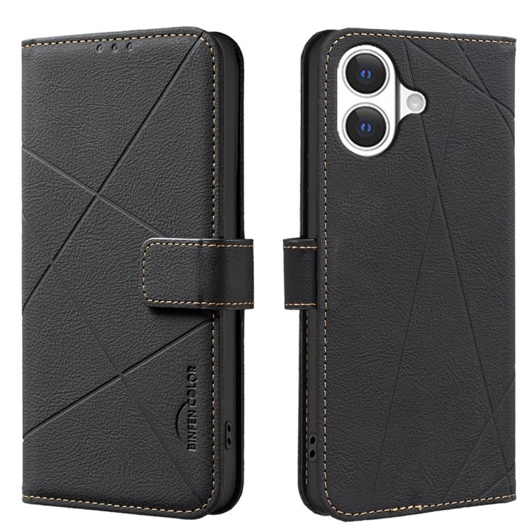 Custodia per telefono in pelle con motivo geometrico e protezione RFID., For iPhone 18 Pro/17 Pro, For iPhone 18 Pro Max/17 Pro Max, For iPhone 16e / 17e, For iPhone 17