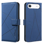 Custodia per telefono in pelle con motivo geometrico e protezione RFID., For iPhone Air, For iPhone 16 Pro Max, For iPhone 16 Pro, For iPhone 16 Plus