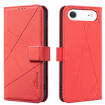 Custodia per telefono in pelle con motivo geometrico e protezione RFID., For iPhone Air, For iPhone 16 Pro Max, For iPhone 16 Pro, For iPhone 16 Plus