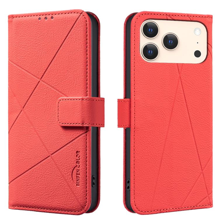 Custodia per telefono in pelle con motivo geometrico e protezione RFID., For iPhone 18 Pro/17 Pro, For iPhone 18 Pro Max/17 Pro Max, For iPhone 16e / 17e, For iPhone 17