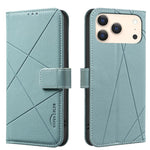 Custodia per telefono in pelle con motivo geometrico e protezione RFID., For iPhone 18 Pro/17 Pro, For iPhone 18 Pro Max/17 Pro Max, For iPhone 16e / 17e, For iPhone 17