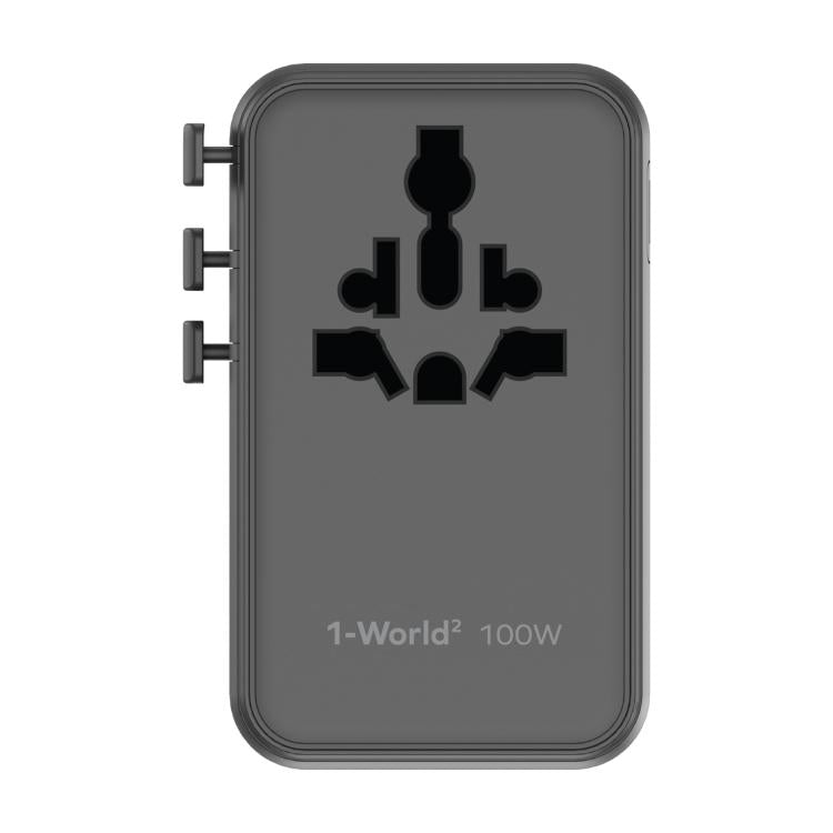 Caricabatterie da viaggio universale GaN MOMAX 100W 4 porte