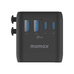 Caricabatterie da viaggio universale GaN MOMAX 100W 4 porte