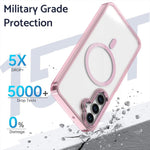 Custodia magnetica trasparente MagSafe per telefono, For Samsung Galaxy A25 5G, For Samsung Galaxy A13 4G / 5G