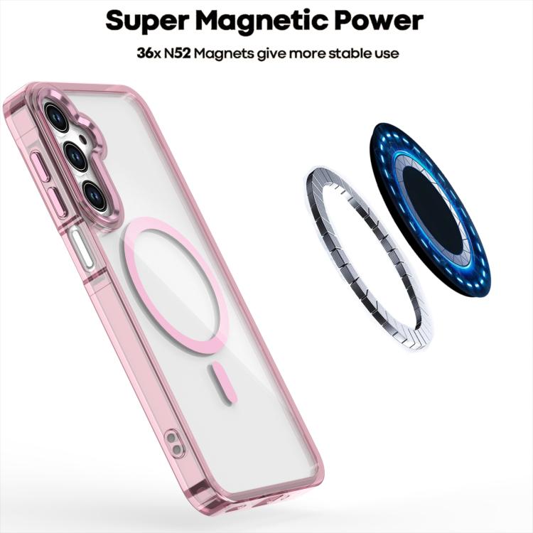 Custodia magnetica trasparente MagSafe per telefono, For Samsung Galaxy A25 5G, For Samsung Galaxy A13 4G / 5G
