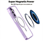 Custodia magnetica trasparente MagSafe per telefono, For Samsung Galaxy A15 5G / 4G, For Samsung Galaxy A35 5G, For Samsung Galaxy A05, For Samsung Galaxy A05s