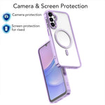 Custodia magnetica trasparente MagSafe per telefono, For Samsung Galaxy A15 5G / 4G, For Samsung Galaxy A35 5G, For Samsung Galaxy A05, For Samsung Galaxy A05s