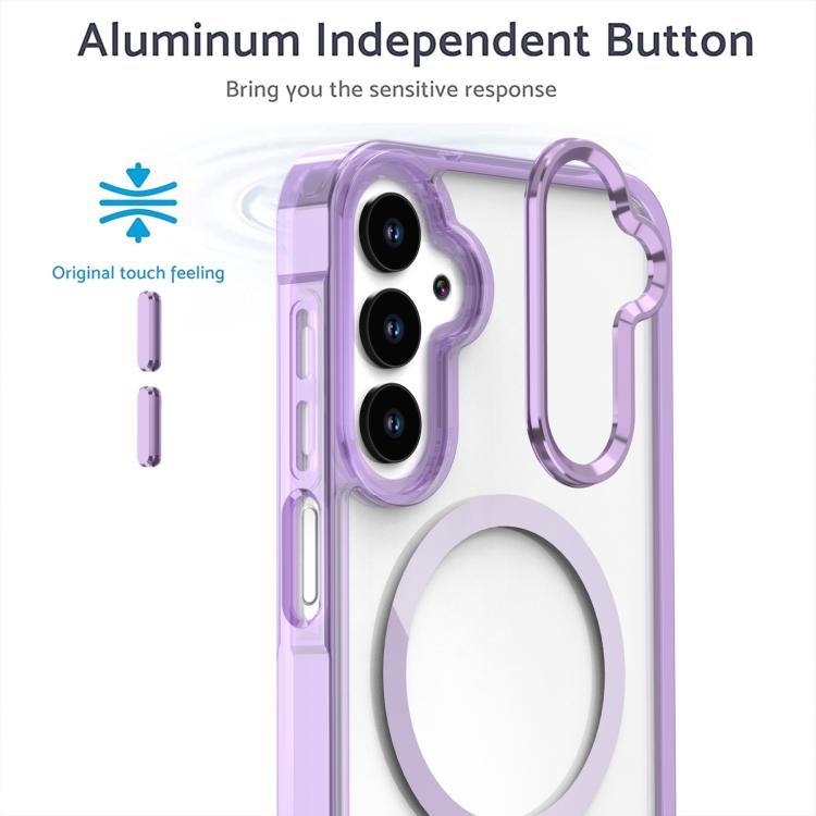 Custodia magnetica trasparente MagSafe per telefono, For Samsung Galaxy A15 5G / 4G, For Samsung Galaxy A35 5G, For Samsung Galaxy A05, For Samsung Galaxy A05s