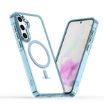 Custodia magnetica trasparente MagSafe per telefono, For Samsung Galaxy A15 5G / 4G, For Samsung Galaxy A35 5G, For Samsung Galaxy A05, For Samsung Galaxy A05s