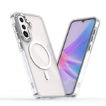 Custodia magnetica trasparente MagSafe per telefono, For Galaxy A57 5G, For Samsung Galaxy A56 5G, For Samsung Galaxy A16 5G, For Samsung Galaxy A06 4G