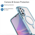 Custodia magnetica trasparente MagSafe per telefono, For Galaxy A57 5G, For Samsung Galaxy A56 5G, For Samsung Galaxy A16 5G, For Samsung Galaxy A06 4G