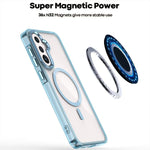 Custodia magnetica trasparente MagSafe per telefono, For Galaxy A57 5G, For Samsung Galaxy A56 5G, For Samsung Galaxy A16 5G, For Samsung Galaxy A06 4G