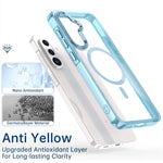 Custodia magnetica trasparente MagSafe per telefono, For Galaxy A57 5G, For Samsung Galaxy A56 5G, For Samsung Galaxy A16 5G, For Samsung Galaxy A06 4G