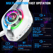 KOTION EACH GS400 Ultra Over Ear Bluetooth Wired 2.4GHz Tri-mode Gaming Headset, GS400 Ultra