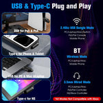 KOTION EACH GS400 Ultra Over Ear Bluetooth Wired 2.4GHz Tri-mode Gaming Headset, GS400 Ultra