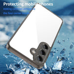 Custodia per telefono ibrida in PC e TPU con airbag antiurto., For Samsung Galaxy S24+ 5G, For Samsung Galaxy S24 5G