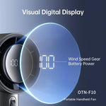 Ventilatore portatile a turbina ad alta velocità Onten F10 a 100 velocità