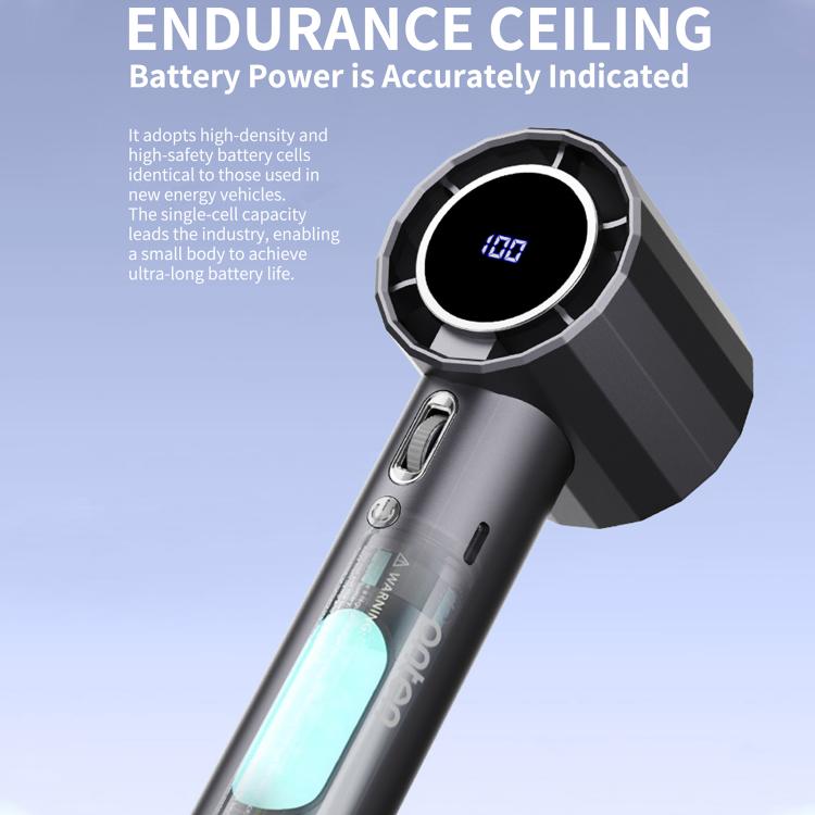 Ventilatore portatile a turbina ad alta velocità Onten F10 a 100 velocità