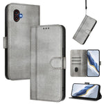 Custodia per telefono in pelle stile retrò con fibbia a giunzione lineare, For Samsung Galaxy Xcover7 Pro, For Samsung Galaxy Xcover 7 5G Global, For Samsung Galaxy Xcover 6 Pro