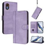 Custodia per telefono in pelle stile retrò con fibbia a giunzione lineare, For Samsung Galaxy Xcover7 Pro, For Samsung Galaxy Xcover 7 5G Global, For Samsung Galaxy Xcover 6 Pro