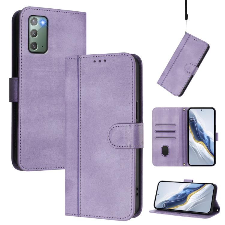 Custodia per telefono in pelle stile retrò con fibbia a giunzione lineare, For Samsung Galaxy Xcover 5, For Samsung Galaxy Note20 Ultra, For Samsung Galaxy Note20