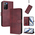 Custodia per telefono in pelle stile retrò con fibbia a giunzione lineare, For Samsung Galaxy Xcover 5, For Samsung Galaxy Note20 Ultra, For Samsung Galaxy Note20