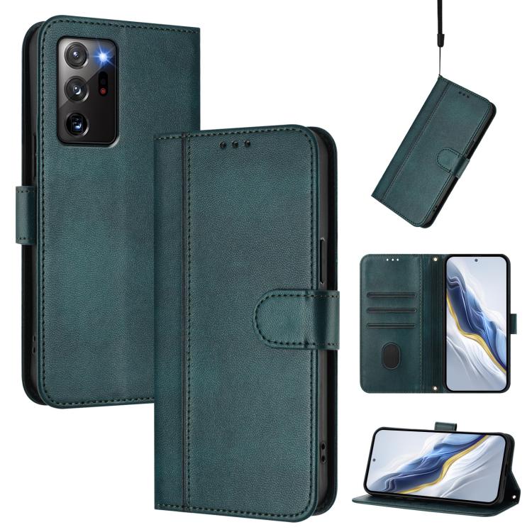 Custodia per telefono in pelle stile retrò con fibbia a giunzione lineare, For Samsung Galaxy Xcover 5, For Samsung Galaxy Note20 Ultra, For Samsung Galaxy Note20