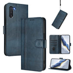 Custodia per telefono in pelle stile retrò con fibbia a giunzione lineare, For Samsung Galaxy Note10, For Samsung Galaxy Note10+