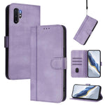 Custodia per telefono in pelle stile retrò con fibbia a giunzione lineare, For Samsung Galaxy Note10, For Samsung Galaxy Note10+