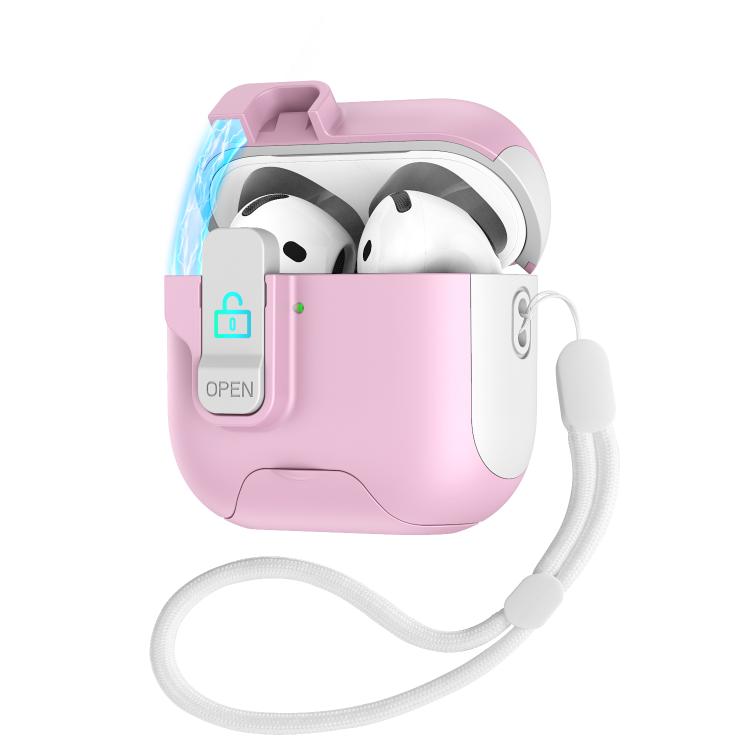 Custodia per auricolari con coperchio automatico per AirPods Pro