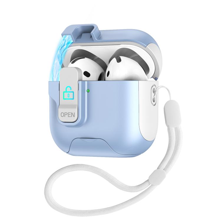 Custodia per auricolari con coperchio automatico per AirPods Pro