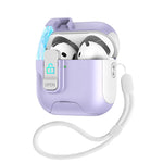 Custodia per auricolari con coperchio automatico per AirPods Pro