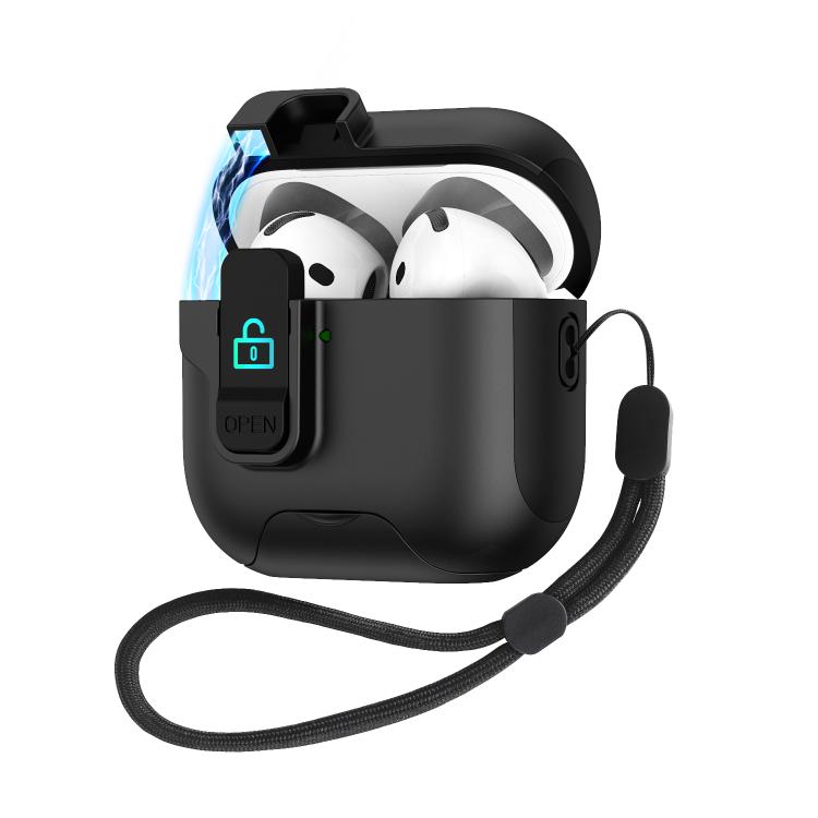 Custodia per auricolari con coperchio automatico per AirPods Pro
