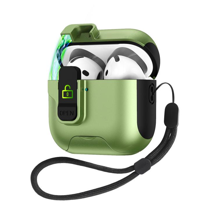 Custodia per auricolari con coperchio automatico per AirPods Pro