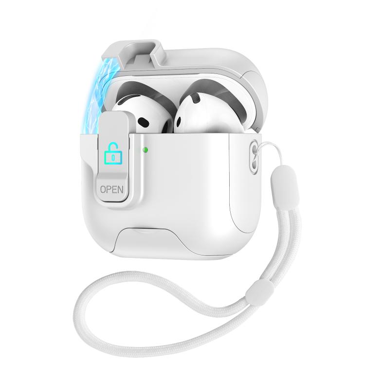 Custodia per auricolari con coperchio automatico per AirPods Pro
