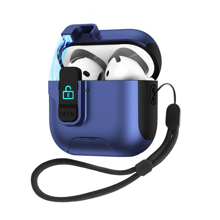 Custodia per auricolari con coperchio automatico per AirPods Pro