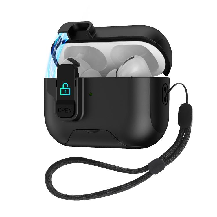 Custodia per auricolari con coperchio automatico per AirPods Pro