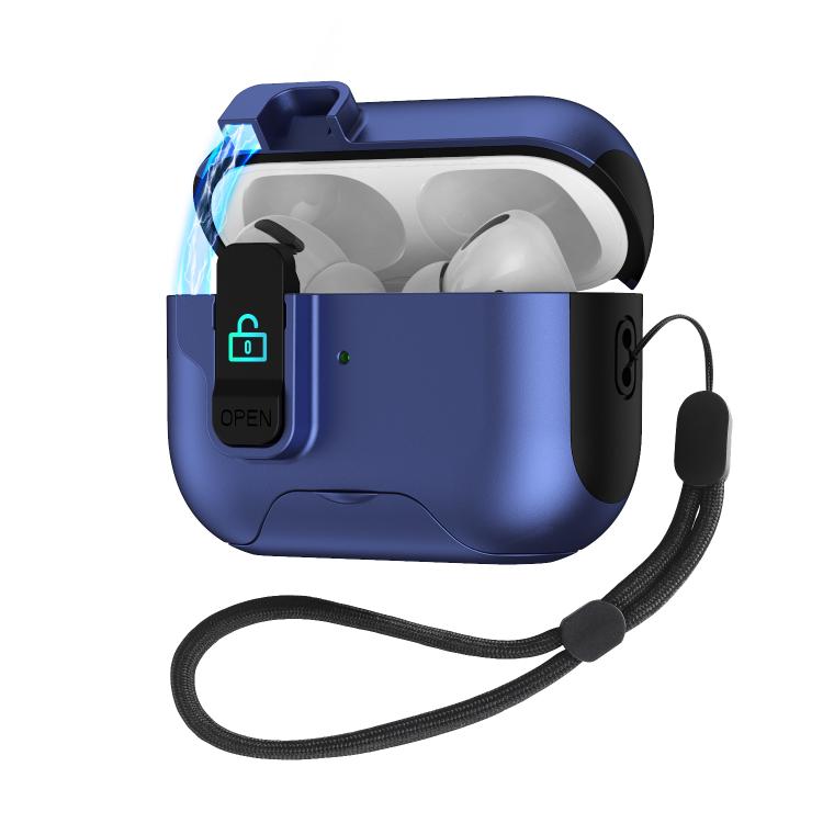 Custodia per auricolari con coperchio automatico per AirPods Pro