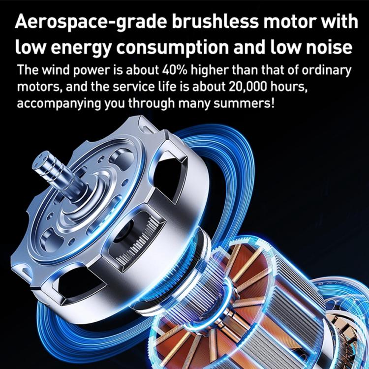 Ventilatore portatile ad alta velocità MF119 con cavo retrattile per la produzione di ghiaccio.