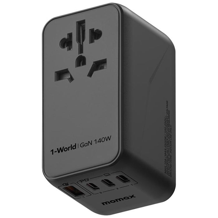 Presa di ricarica rapida da viaggio globale MOMAX UA16 1-World PD140W GaN, UA16